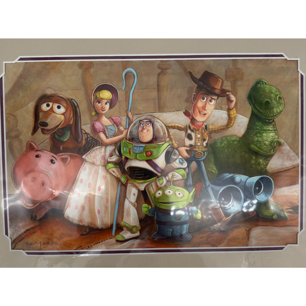 Disney Parks Toy Story 25th Anniversary Art Print By Darren Wilson 14x18 New - Picture 3 of 12